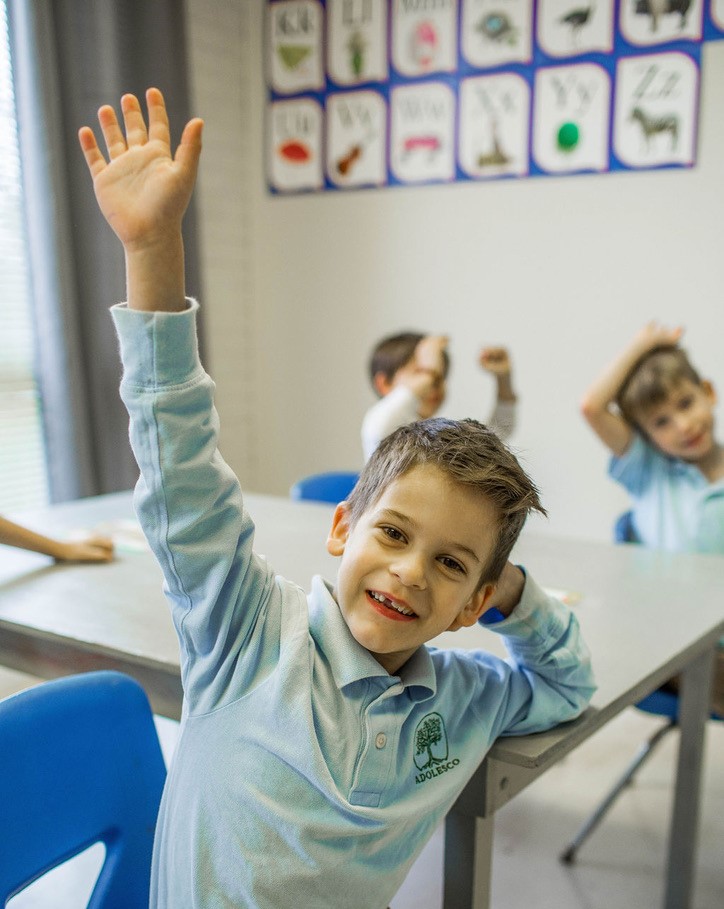 Mason raising is hand for UM page